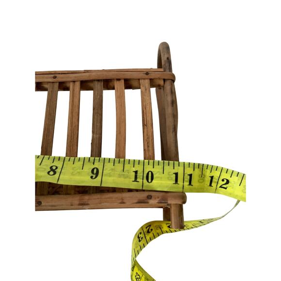 Vintage 70s Bamboo Spice Rack Counter or Wall Hanging - Picture 7 of 9